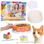 LEAN TOYS Kreativset Schale zum Bemalen Farben Pinsel DIY 6-teilig