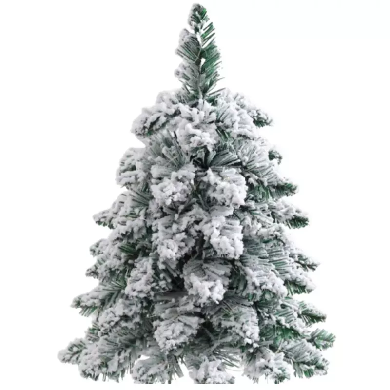 LEAN Dekorativer künstlicher Weihnachtsbaum auf Stamm mit Schnee 60 x 16 cm
