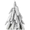 LEAN Dekorativer künstlicher Weihnachtsbaum auf schneebedecktem Stamm 20 x 9 cm