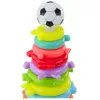 LEAN TOYS Pädagogisches Pyramiden-Puzzle-Ball-Sticker 13 Stufen Bunt