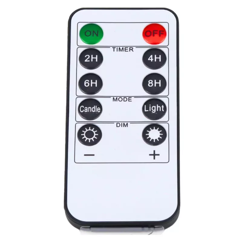 LEAN Set LED-Elektrokerzen mit Fernbedienung, Warmweiß, 3 Stk.