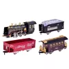 LEAN TOYS Ferngesteuerte Lokomotive RC Lichter Geräusche Rauch 22 Teile