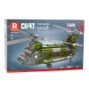 LEAN TOYS Bausteine-Set Militärhubschrauber CH-47 Chinook 1451 Teile