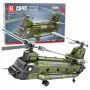 LEAN TOYS Bausteine-Set Militärhubschrauber CH-47 Chinook 1451 Teile