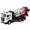 LEAN TOYS Betonmischer Baustellenfahrzeug Metallkabine Drehtrommel Lichter Geräusche