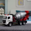 LEAN TOYS Betonmischer Baustellenfahrzeug Metallkabine Drehtrommel Lichter Geräusche