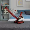 LEAN TOYS Raupenkran Truss Light Adjustment Sounds Metall 1:14 RC Baustellenfahrzeug
