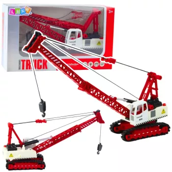 LEAN TOYS Raupenkran Truss Light Adjustment Sounds Metall 1:14 RC Baustellenfahrzeug