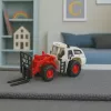 LEAN TOYS Gabelstapler mit Metallgabeln, einstellbaren Lichtern und Geräuschen