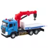 LEAN TOYS Abschleppwagen mit Metallkabine, Lichtern und Geräuschen