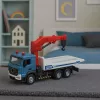 LEAN TOYS Abschleppwagen mit Metallkabine, Lichtern und Geräuschen