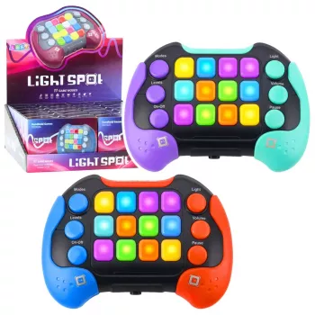 LEAN TOYS Electronic Arcade Educational Console Game mit 11 Spielmodi