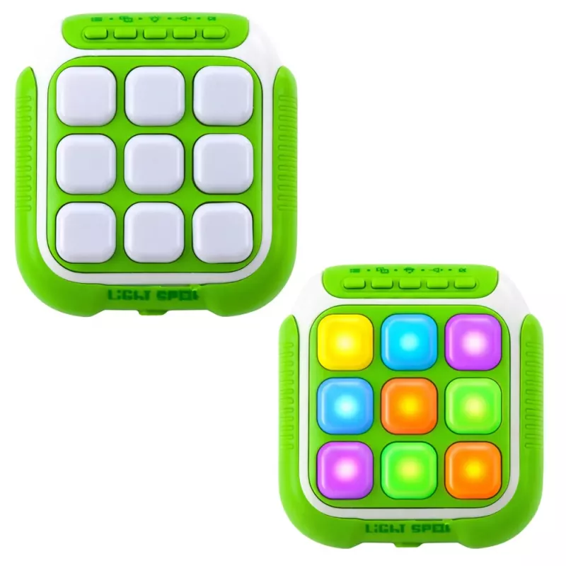 LEAN TOYS Spielkonsole Elektronisch Arcade Lernspiel 6 Spielmodi