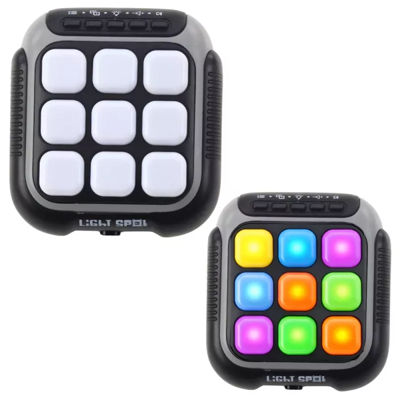 LEAN TOYS Spielkonsole Elektronisch Arcade Lernspiel 6 Spielmodi
