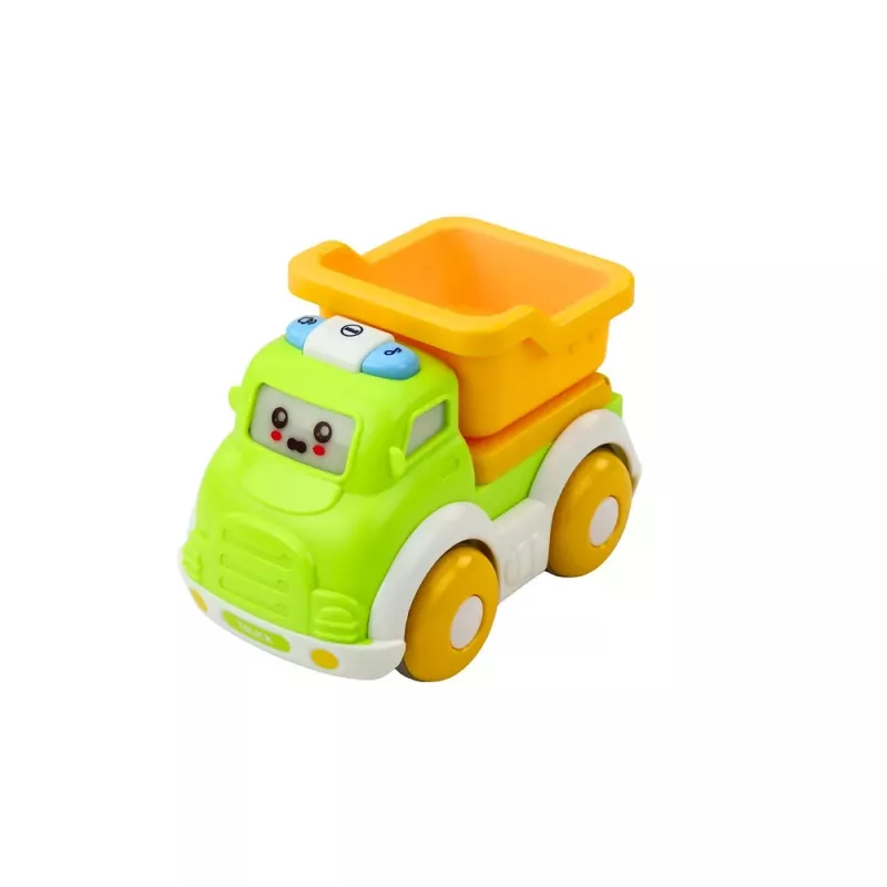 LEAN TOYS City Car Set für Kleinkinder, Antrieb, Bewegungselemente, Lichter, Geräusche