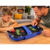 LEAN TOYS Air Hockey Tisch Geschicklichkeitsspiel für Kinder Pucks 43x26 cm