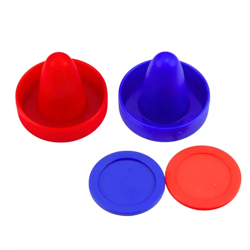 LEAN TOYS Air Hockey Tisch Geschicklichkeitsspiel für Kinder Pucks 43x26 cm