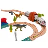LEAN TOYS Dinosaur Park Elektrischer Zug mit Lichtern und Geräuschen 76 cm