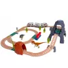 LEAN TOYS Dinosaur Park Elektrischer Zug mit Lichtern und Geräuschen 76 cm