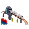 LEAN TOYS Dinosaur Park Elektrischer Zug mit Lichtern und Geräuschen 76 cm