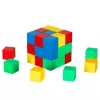 LEAN TOYS Set Magnetbausteine für Kinder Buntes Puzzle 32 Stk.