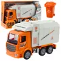 LEAN TOYS Müllwagen City Lights Sounds Orange