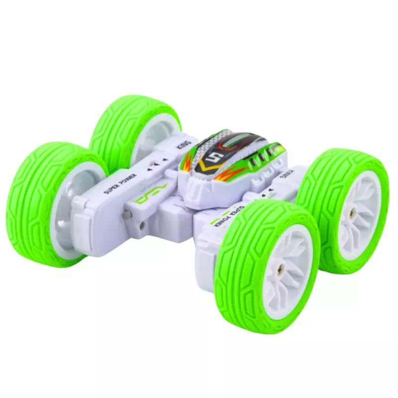 LEAN TOYS Fernsteuerbares akrobatisches Off-Road-Auto 360° Grün 1:32