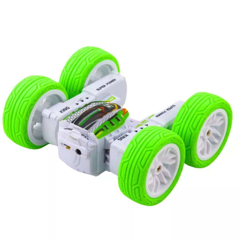 LEAN TOYS Fernsteuerbares akrobatisches Off-Road-Auto 360° Grün 1:32