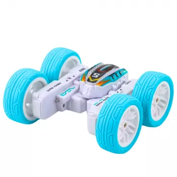LEAN TOYS ferngesteuertes akrobatisches Off-Road-Auto 360° Blau 1:32