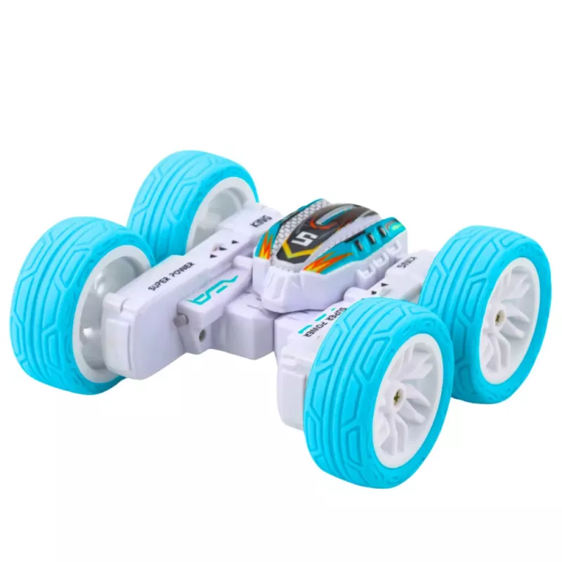 LEAN TOYS ferngesteuertes akrobatisches Off-Road-Auto 360° Blau 1:32