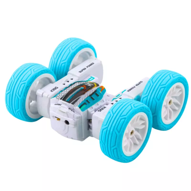 LEAN TOYS ferngesteuertes akrobatisches Off-Road-Auto 360° Blau 1:32