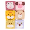 LEAN TOYS Set of Soft Sensory Educational ECO Blocks Rubber Animals 18 pcs.