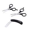 LEAN TOYS Little Barber's Set Friseur Haarschneider Schere Zubehör 10-teilig