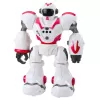 LEAN TOYS Interaktiver ferngesteuerter RC Roboter 16 Funktionen Lichter Geräusche Pink