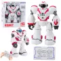 LEAN TOYS Interaktiver ferngesteuerter RC Roboter 16 Funktionen Lichter Geräusche Pink