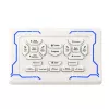 LEAN TOYS Fernbedienung Lernroboter RC Sprechend Tanzend Lichter Geräusche Blau