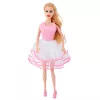 LEAN TOYS Pink Wardrobe Set für Puppen, Kleider, Schuhe, Accessoires