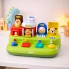 LEAN TOYS Interaktives Lernspielzeug für Kleinkinder - Pop-Up Bauernhoftiere