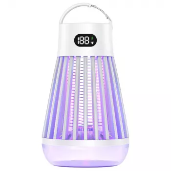 LEAN Elektrische Mückenvernichterlampe UV-Licht Weiß 20W 80m²