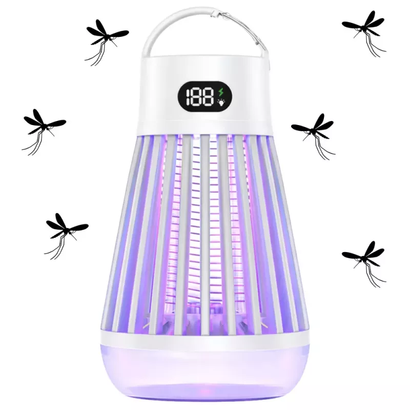 LEAN Elektrische Mückenvernichterlampe UV-Licht Weiß 20W 80m²
