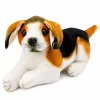 LEAN TOYS Plüsch-Beagle-Hund, Stofftier, Weicher Hund, 25 cm