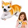 LEAN TOYS Plüsch-Shiba-Inu-Hund Kuscheltier Plüschtier Weicher Hund 25 cm