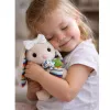 LEAN TOYS Soft Plush Bunny Music Box Cuddly Toy Mascot Beige