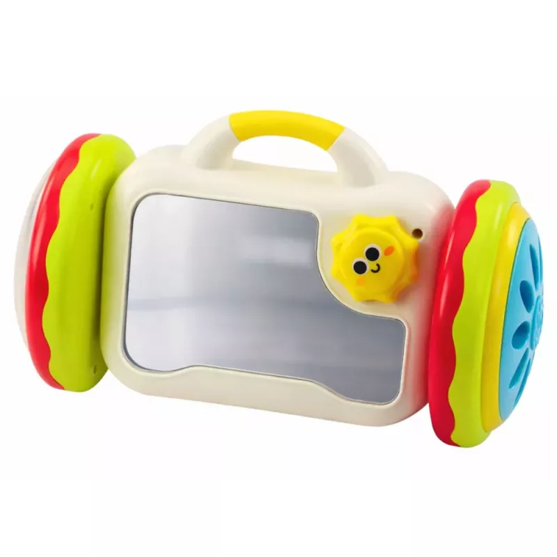 LEAN TOYS Escape Mirror Interaktives Lernspielzeug für Kleinkinder Rassel