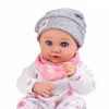 LEAN TOYS Baby Doll mit Fütterzubehör, Lätzchen, Mütze, 28 cm