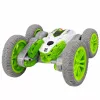 LEAN TOYS Remote Controlled Stunt Car RC Lights Smoke Drift 360° Green