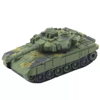 LEAN TOYS T90 Militärpanzer ferngesteuert RC Lichter Geräusche Grün 1:18