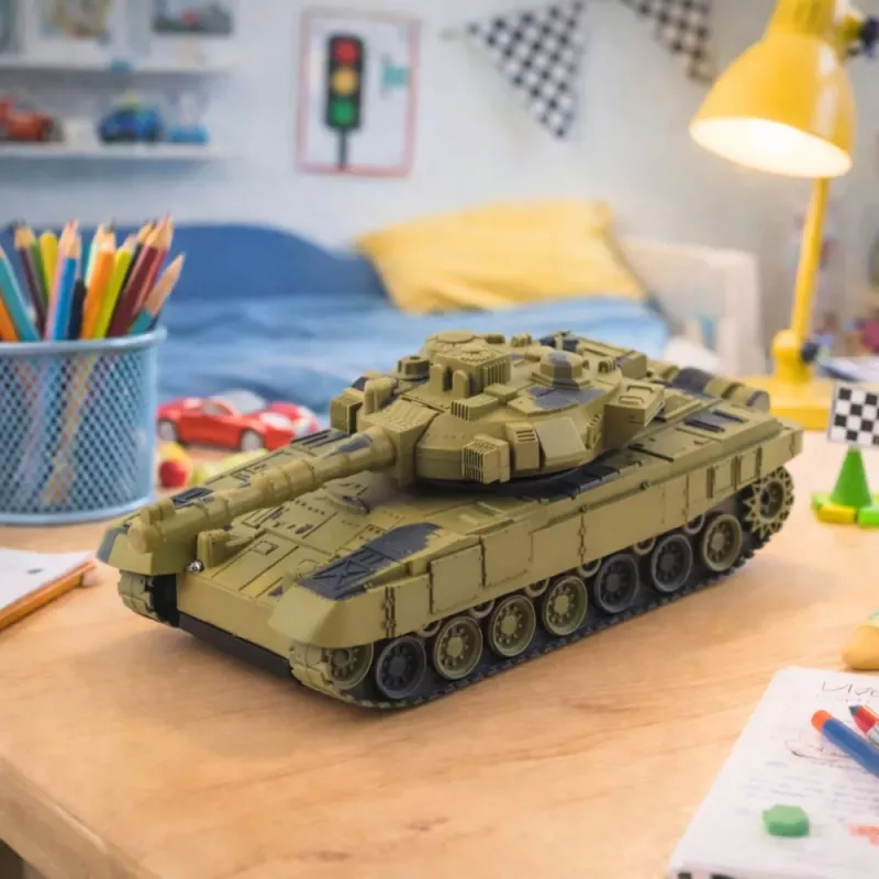 LEAN TOYS T90 Militärpanzer ferngesteuert RC Lichter Geräusche Sand 1:18