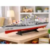 LEAN TOYS RC Flugzeugträger Kriegsschiff ferngesteuert LED-Beleuchtung 1:390