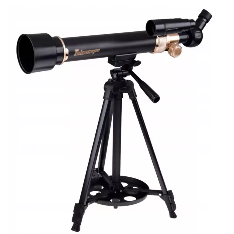 LEAN TOYS Pädagogisches Aluminium- astronomisches Teleskop mit Stativ und Zubehör 1,35 M